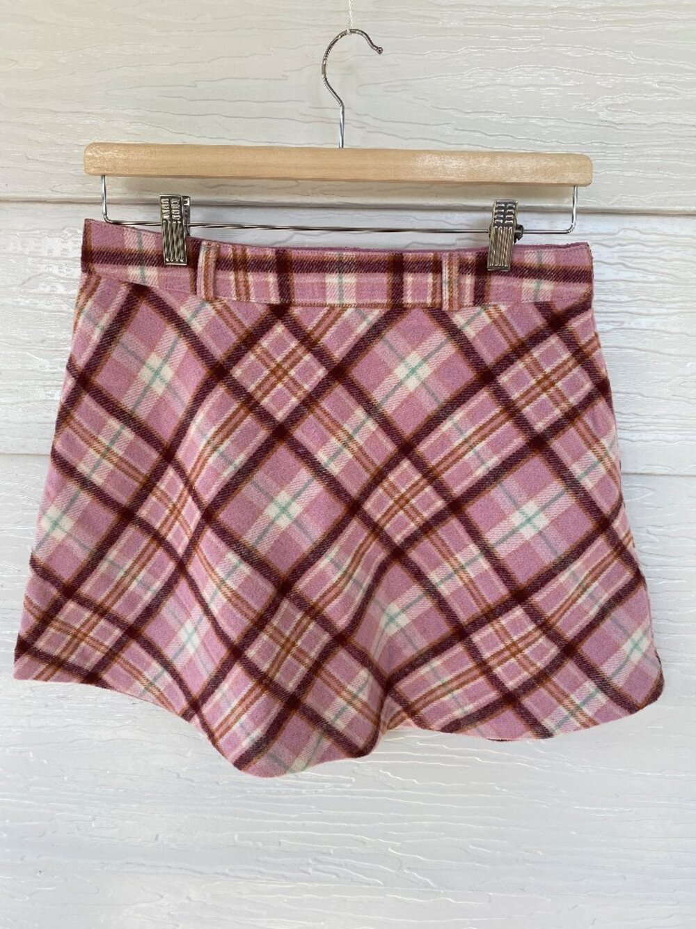 Forever 21 Pink plaid miniskirt size M